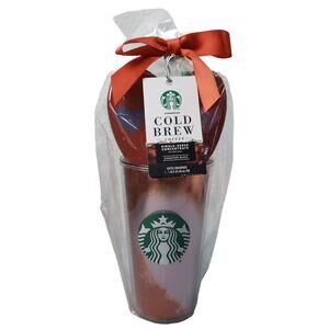 2021 Starbucks 16oz Tumbler w/ Single Serve Cold Brew Pod Signature Black